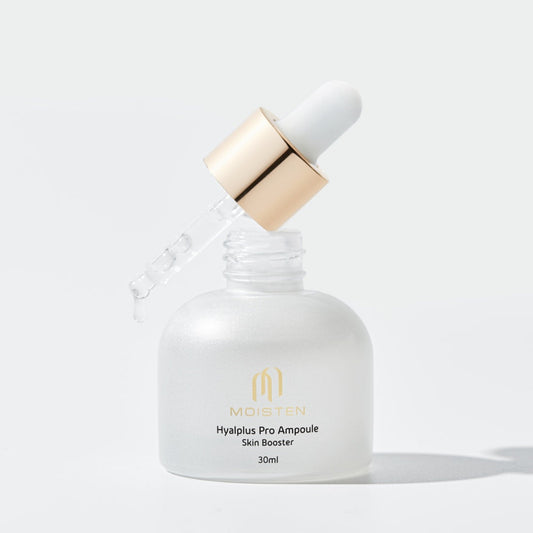 Moisten Pro Ampoule bottle with dropper for intensive hydration and skin repair.