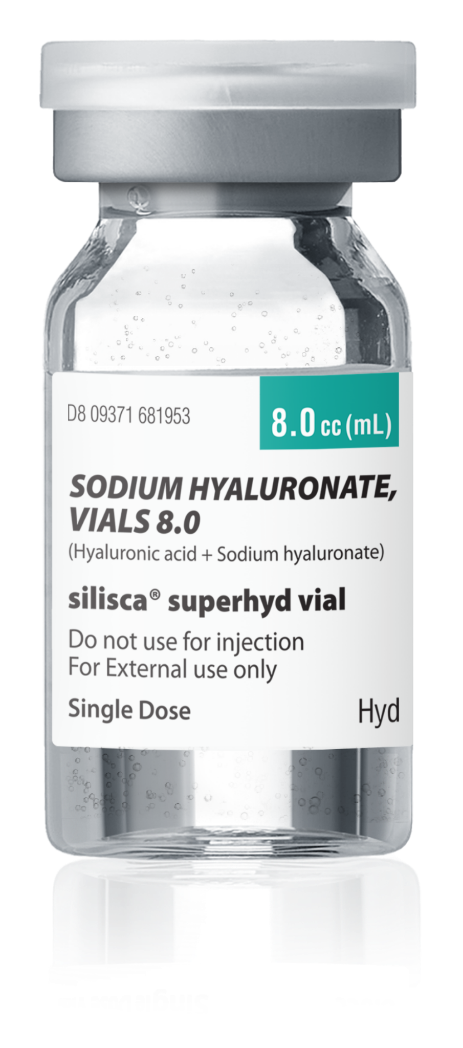 Silisca® Sodium Hyaluronate SuperHyd Vial 8.0 (15 x 8ml)