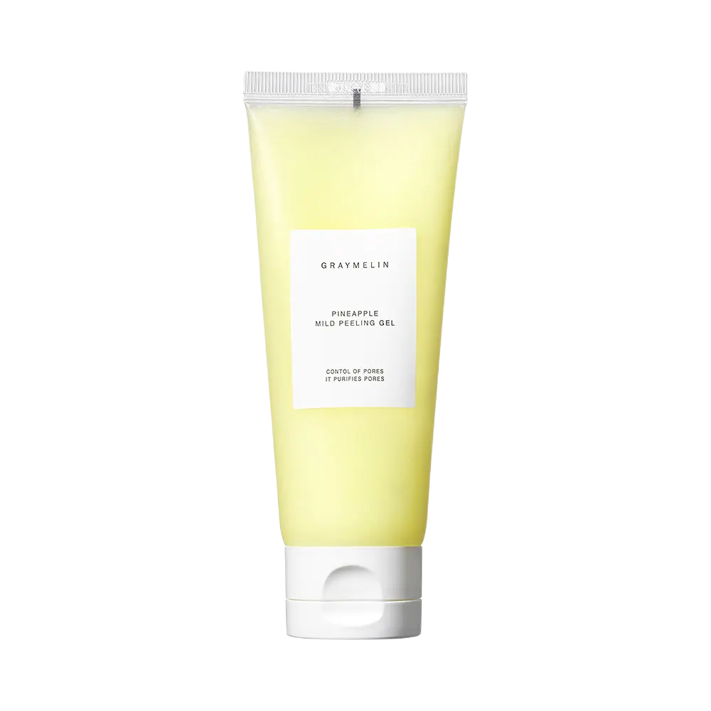 GRAYMELIN Pineapple Mild Peeling Gel 100ml - Korean peeling gel with pineapple extract for gentle exfoliation.