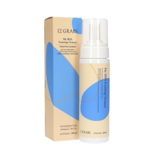 12GRABS BHA Foaming Cleanser Korean skincare