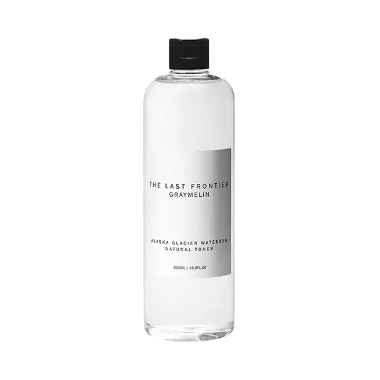 GRAYMELIN Alaska Natural Toner 500ml featuring Alaska glacier water toner for hydration and skin soothing.