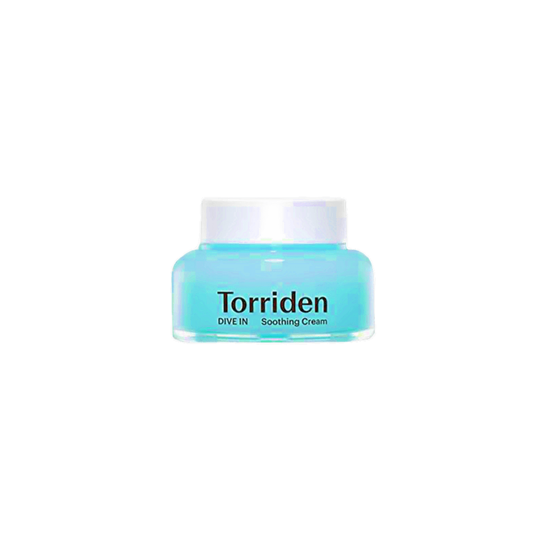 Toriden Dive-In Hydrating Gel Cream 100ml container with soothing cream for sensitive skin.