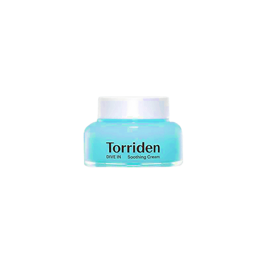 Toriden Dive-In Hydrating Gel Cream 100ml container with soothing cream for sensitive skin.